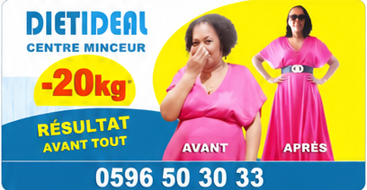 Offre Dietideal avant après -20 kg